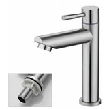 Bathroom Faucet Cold Water Only Sink Faucet Chrome Plated Surface Durable Copper Hand Wash Faucet V1237-ZY-715-309