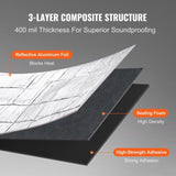 VEVOR Car Sound Deadening Mat, 400 mil 1.5sq.m Automotive Sound, High Density Foam Sound V952-GYDJZLBPM16SP50NGV0