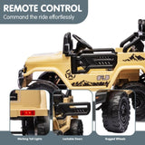 Kahuna Authorised Toyota FJ Cruiser Kids Electric Ride On Car - Khaki CAR-TYT-FJC-KH