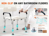 Shower Chair, Shower Seat with Back, Adjustable Height Shower Stool, Shower Chair for Inside Shower V952-LYYFXFLHJPESAQLY8V0