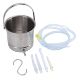 Enema Bucket Kit Silicone Household 1.6L Bucket Hose Nozzles with Storage Bag For Colonic V1294-YM0718-3117220199011