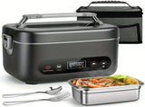 1.2L Electric Lunch Box 12000mAh Portable Food Warmer 5-Sided Heat Auto Temp AU V1232-WCJRQ001