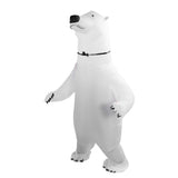 Inflatable Polar Bear Costume Reinforced Stitching Lightweight Reusable Waterproof Blow Up Animal V1294-YM0710-3115230111111