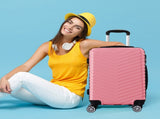Slimbridge 20" Carry On Travel Luggage Rose 20 inch LG1004-RG
