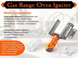 2 Pack Gas Range Oven Igniter, Compatible with Frigidaire Crosley Tappan 316489400 316489403 V1259-DP01-A-5597