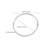 12Pcs Metal Loose Binder Rings Plated Silver Openable Book Rings for Office Scrapbooks and V1369-AZ3-W-22750