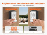 Mechanical Keyless Entry Door Lock, 14 Key Mechanical Door Lock, Mechanical Keypad Door Lock with V952-JXMMSBMAZSZMD0O8HV0