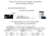 2G/WiFi TY Wireless Home Alarm System 2.4-inch TFT Color Touch Screen Alarm Panel Remote Control SOS V1294-YM0901-HS7022
