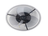 Ceiling Fan Light 6 Speed Remote Control 3 Color LED Ceiling Fan Lamp for Living Room 110V V1294-YM0521-3113230062311