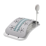 Grey Adjustable Lumbar Stretcher with Airbag - PP TPR Magnetic Surface, 53-120mm Height Range, Back V888-ELOSUNG56228-3