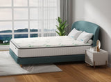 8cm Memory Foam Mattress Topper 2 Memory Foam Contour Pillows Single Size Sleep Upgrade Set with V915-MB0090-MB0100