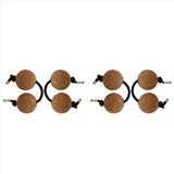 4 Cork Kashaka Shaker Instrument Percussion Instrument Classical African Balls for Music,4 V1370-AZ4-10378