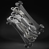 KeySmart Original - Compact Key Holder and Keychain Organiser - Carbon Fiber 3K - 2 V398-KS019-CF3K-2P