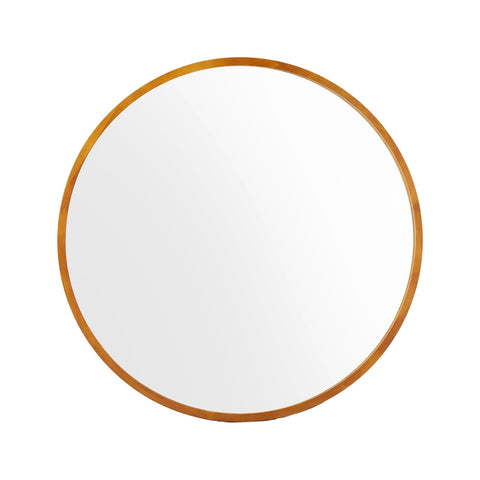 Embellir Wall Mirror Wooden Makeup 80cm MM-E-WALL-ROU-WOOD-80