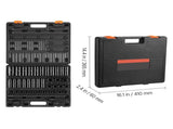 Impact Socket Set 43 Piece Impact, Standard Socket Assortment, Drive Socket Set 6-Point V952-CJTT43PC12INZJ001V0