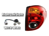 2Pcs Rear Tail Light Brake Lamp with Wiring for L200 2005-2016 Red Yellow Lens Signal Lighting V1366-AZ2-W-04104