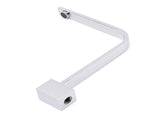 Square Chrome Gooseneck Arm Wall Mounted Swivel Bathtub Spout Faucet Outlet Set V1233-SP910CR