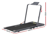 Everfit 2 in 1 Treadmill Electric Walking Pad Under Desk Home Gym Fitness 400mm Grey TMILL-400-2IN1-GR
