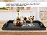 Large Wood Serving tea Water Drinks Tray Wooden Breakfast Tea Serving Tray With Handle 3 V1294-YM0727-JY15291-03