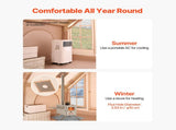 Inflatable Tents for Camping, 4-6 Person Easy Setup Blow up Tent with Hand Pump, 300D Oxford 4 V952-KJZP331MCQWZC4B47V0