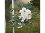 Faux Arch Flower Swag Set of 2 for Wedding Welcome Floral Swag Wedding Reception Ceremony V1192-AZ-W-0053