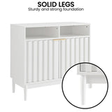 Sarantino Eleni 2-Door Sideboard - White TBL-751-00-WHT
