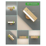 Battery Operated Wall Sconces Set of 2, Wireless LED Lights for Bedroom V1263-JX-5774