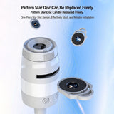 Projector, Moon Galaxy Night Light for Bedroom LED Starry Sky Lamp with 360 Degree Flexible V1369-AZ3-W-08086