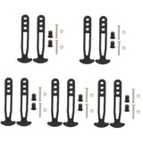 10-Pack Adjustable Telescoping Ladder Straps with Rubber Latch Bands for Boat and Marine Use, V1369-AZ3-W-15656