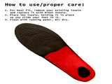 Full Whole Insoles Shoe Inserts 3-Size Combo Arch Support Foot Pads V274-GM-BI-INSOLE-FL-SML