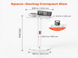 Acrylic Drink Table, Modern Acrylic Cake Table Stand, Drink, Food, Snack, Easy Assembly, 25.4 25.4 V767-VVR-YKLZBZCZKYXYG8GBG001V0