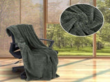 Thicken Soft Polyester Fiber Air Conditioning Bed Blanket for Sofa Bedroom Bedding SuppliesMilitary V1294-YM0901-3117200092011