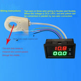 Hall Ammeter Voltmeter DC 0-300V 200A Battery Monitor LED Digital Current Voltage Meter 12V 24V 36V V1369-AZ3-W-11593