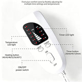 60W Weighteded Shoulder Wrap 5842cm, CE & RoHS Certified 6 Settings Auto Off Washable V1188-MS-604-002