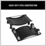 2-Piece Wheel Dolly Car Positioning Jack 450kg Vehicle Mover Transporter Trolley V465-1607005