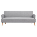 Merlin 3 Seater Sofa Futon Bed Fabric Lounge Couch - Grey V315-VOL-MERL-01