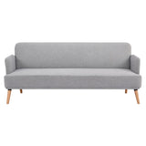 Merlin 3 Seater Sofa Futon Bed Fabric Lounge Couch - Grey V315-VOL-MERL-01