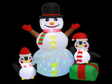 Santaco 1.8M Inflatable Christmas Snowman LED Lights INFL1050