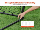 34"x34" Soccer Rebounder Net Kick-Back Portable Football Training Gifts V952-ZQHDWTZL84W8L8KBEV0