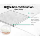 Giselle Bedding 400GSM Microfibre Bamboo Quilt King QUILT-BAM-400-K