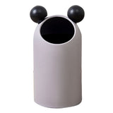 Trash Can Inclined Opening Large Capacity Modern Look Thickened Garbage Bin for Kitchen Bathroom V1294-YM0521-3117220287512