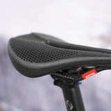 1 pcs Bicycle 3D Printed Saddle Comfortable Honeycomb Cycling Road Bike MTB Bike Seat Cushion black V1192-AZ-W-11529