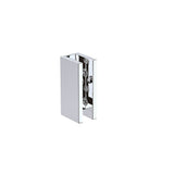 100x70cm Corner Frameless Shower Screen with Chrome U-Brackets and Floor U-Bracket and SS Hinges, V63-866731
