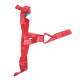 Portable Motorcycle Tail Cargo Tie Down Straps Red Durable Nylon with Easy Ratchet Use V1192-AZ-W-28346