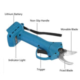 Cordless Electric Pruning Shears Secateur Rechargeable Branch Cutter W/ 2 Battery V201-CUT0030BU8AU2