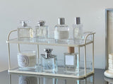 Transparent Double Layer Storage Rack Desktop Cosmetic Storage Rack Accessories Organizer for V1294-YM0703-3117230121911