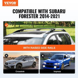 Roof Rack Crossbar for Subaru Forester 2014-2022 Crossbars Aluminum 2 PCS V952-CDHGJZSKSBLSAID10V0