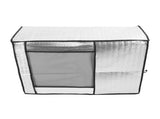 Silver AC Unit Cover Air Conditioner Unit Aluminum Foil Dustproof Rainproof Sunshield Cover V1294-YM0706-3117230150114