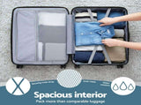 Wanderlite 28" Luggage Suitcase Trolley Travel TSA Lightweight Hard Case Teal LUG-ABS-BOS-28-TL