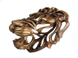 Lion Head Art Wall Decor Resin Vivid Lion Head Wall Mounted Art Sculpture for Living Room V1294-YM0706-3115230051311